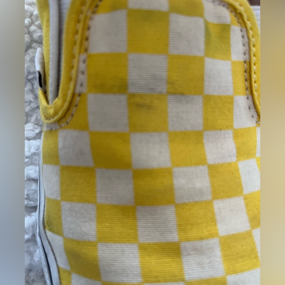 Vans slip-on yellow checkered shoes - Picture 2 of 6